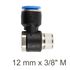 Swivel Elbow Pu 12mm X 3/8' M